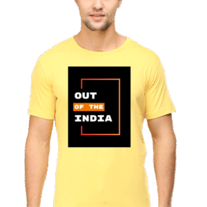 Premium Classic Crew Cotton T-Shirt / Out of the India