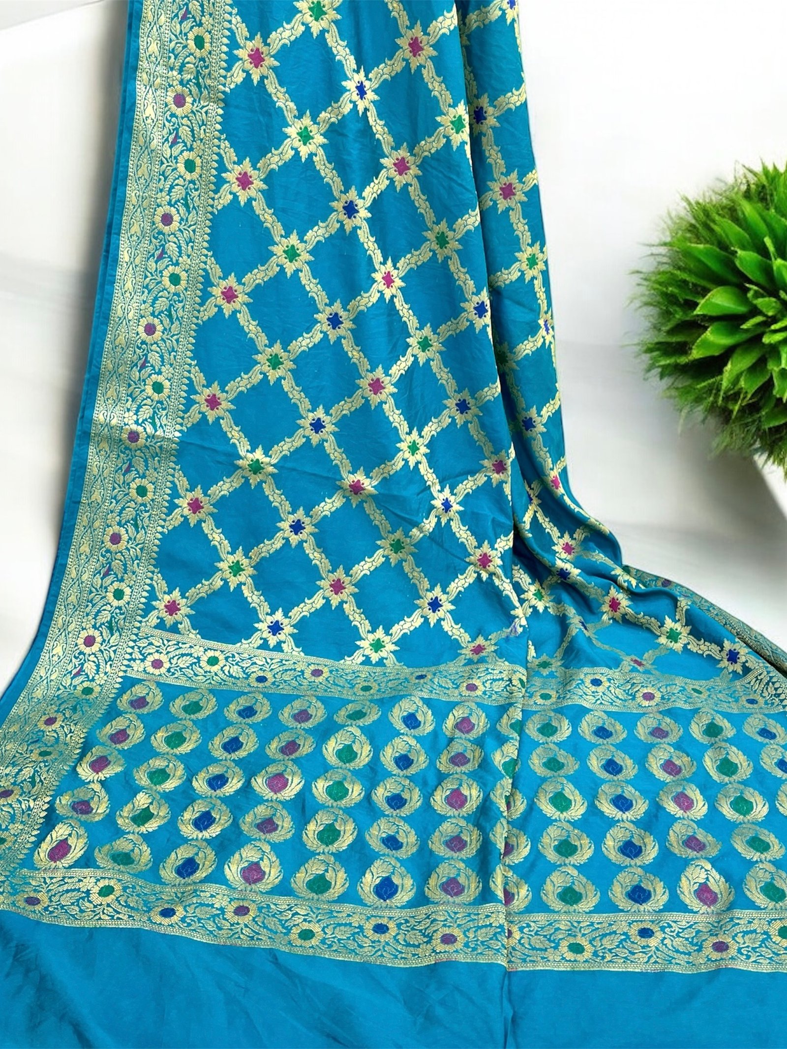 Royal Designer Banarasi Dupion Silk Saree