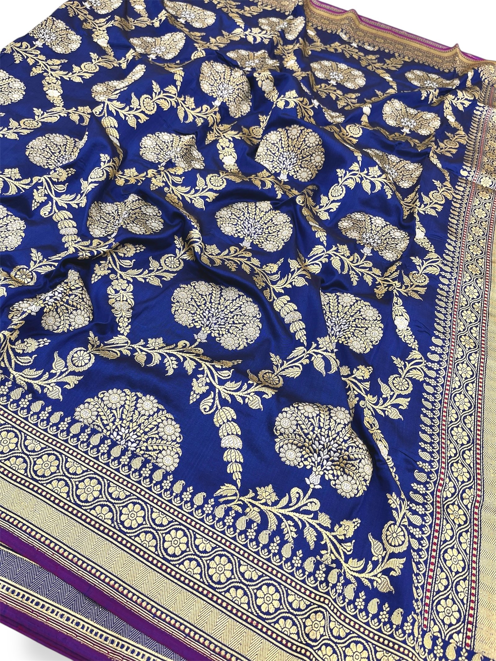 Handwoven Katan Silk Saree