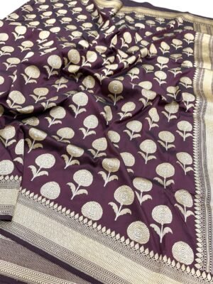 Rambo Handwoven Katan Silk Saree