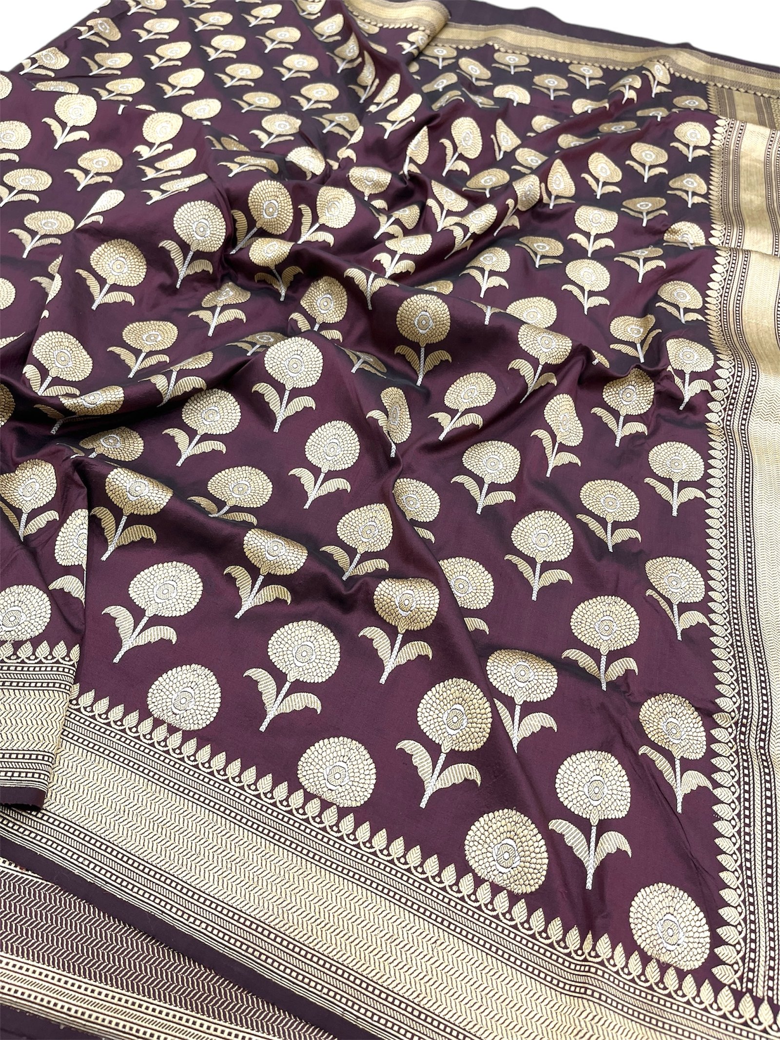 Rambo Handwoven Katan Silk Saree