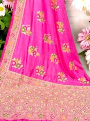Traditional Banarasi Dola Silk Saree