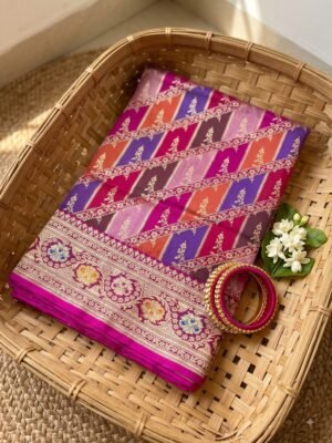 Rangkat Handwoven Katan Silk Saree