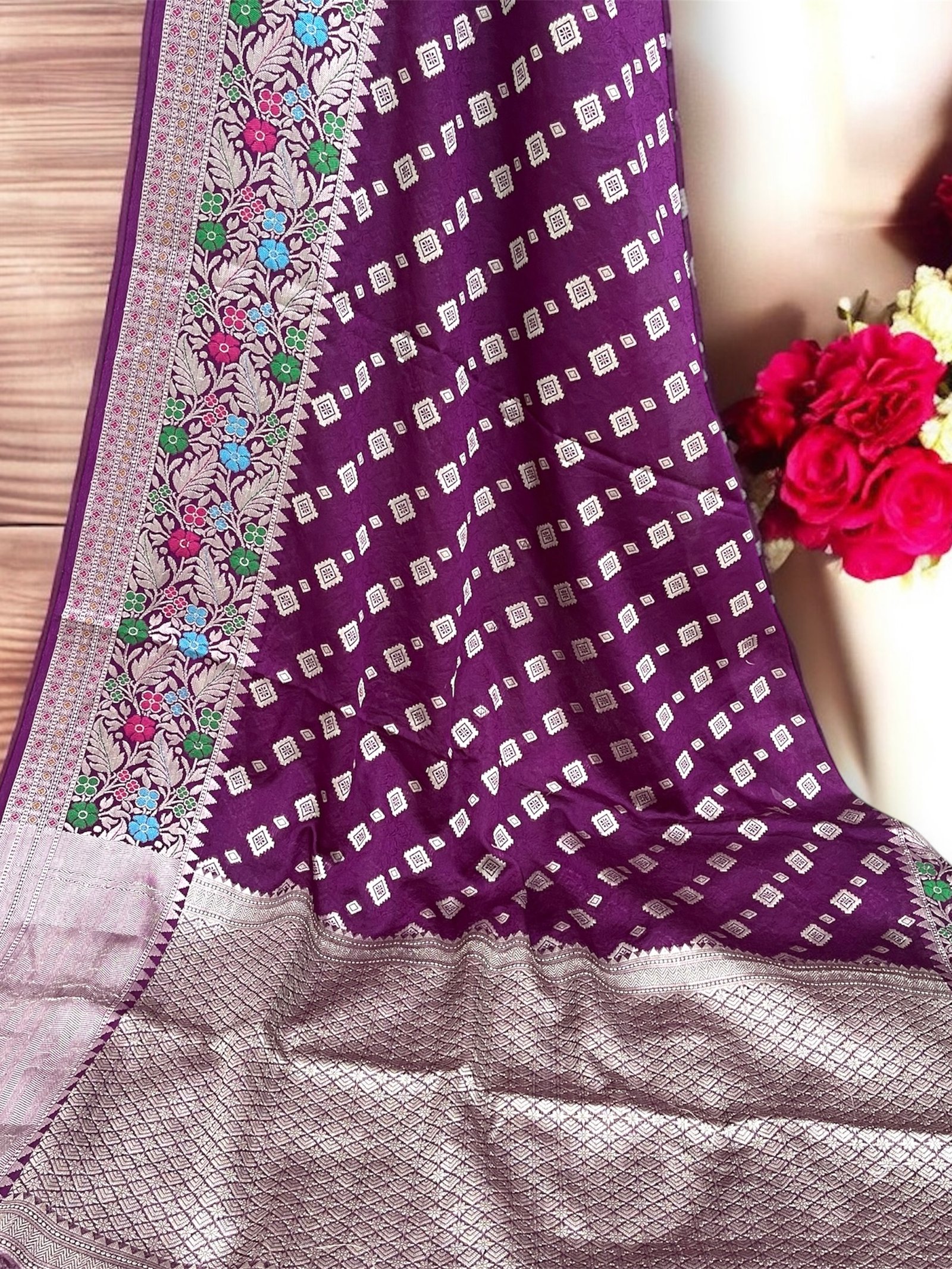 Georgette Silk Banarasi Saree
