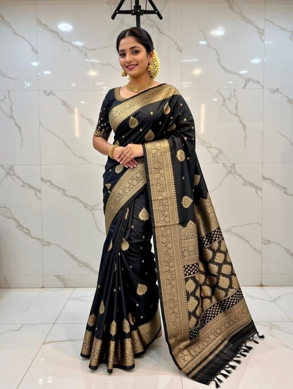 Premium Traditional Banarasi Viscose Silk Saree