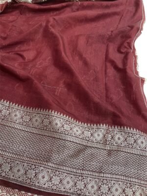 Semi Georgette Silk Banarasi Saree