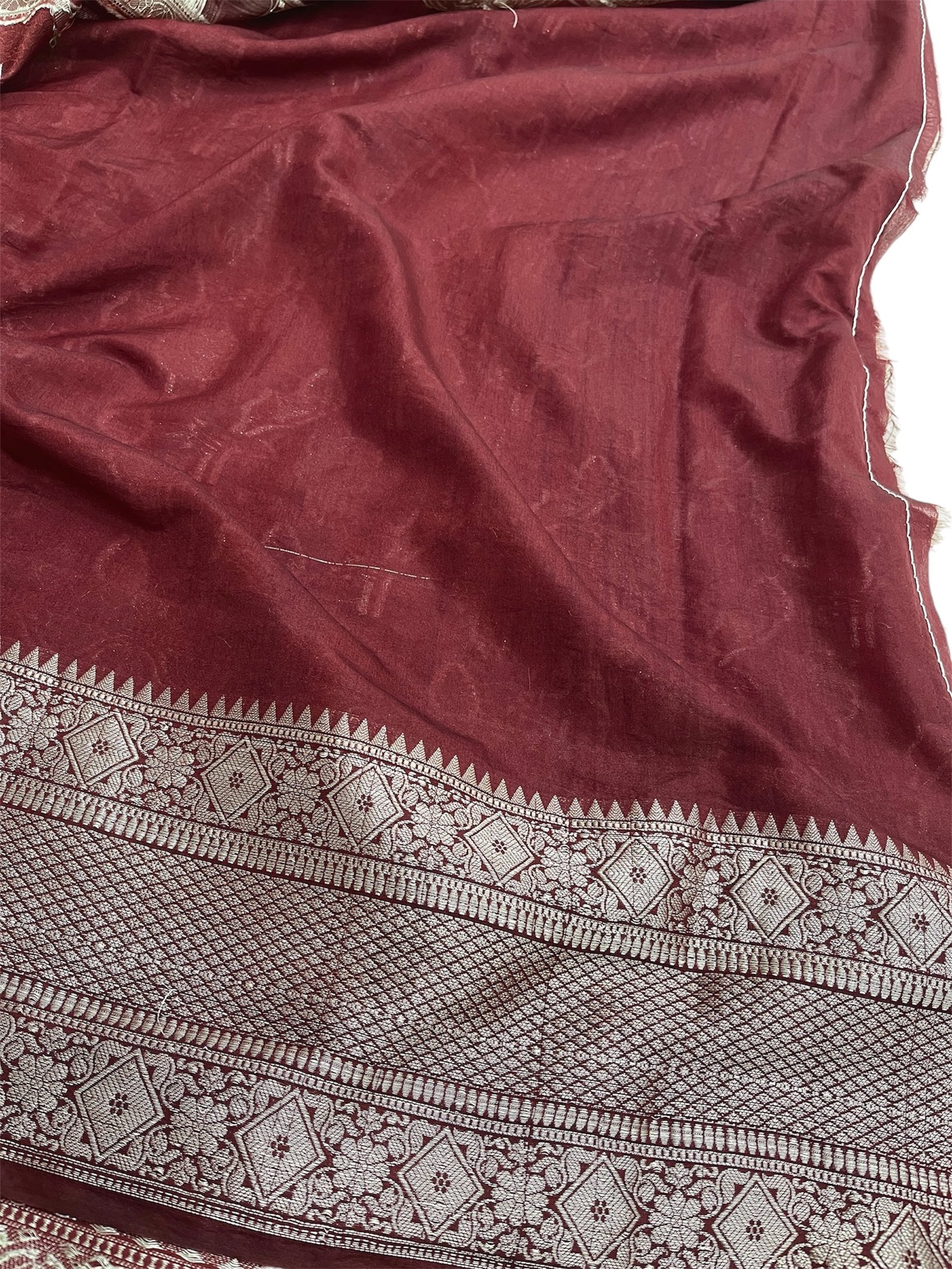 20250131_215518 Semi Georgette Silk Banarasi Saree