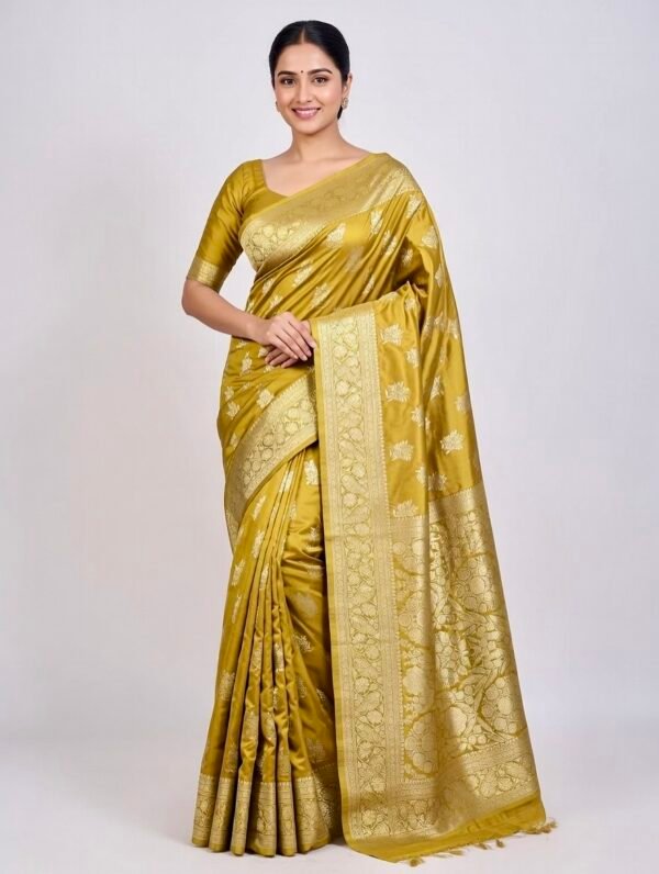 Banarasi Soft Viscose Silk Saree