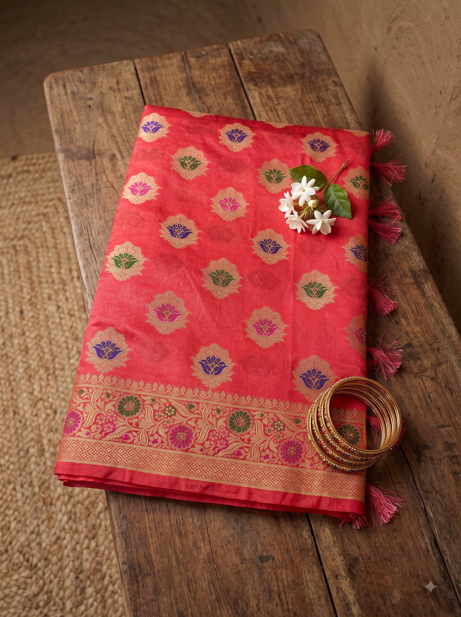 Premium Banarasi Dupion Silk Saree