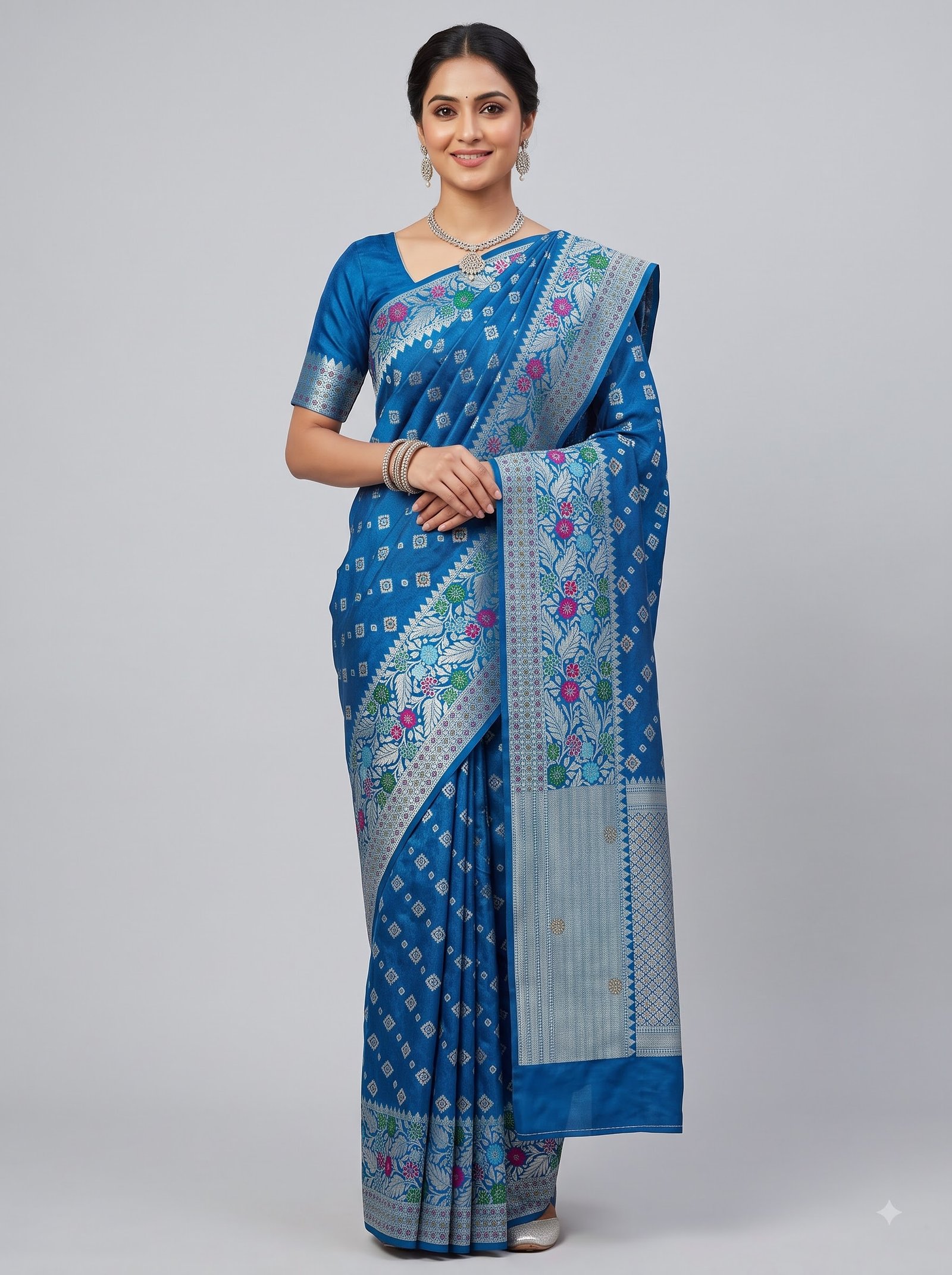 Banarasi Georgette Silk Jacquard Sarees