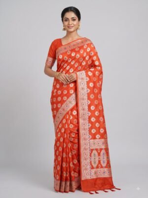 Banarasi Handloom Viscose Soft Silk Sarees