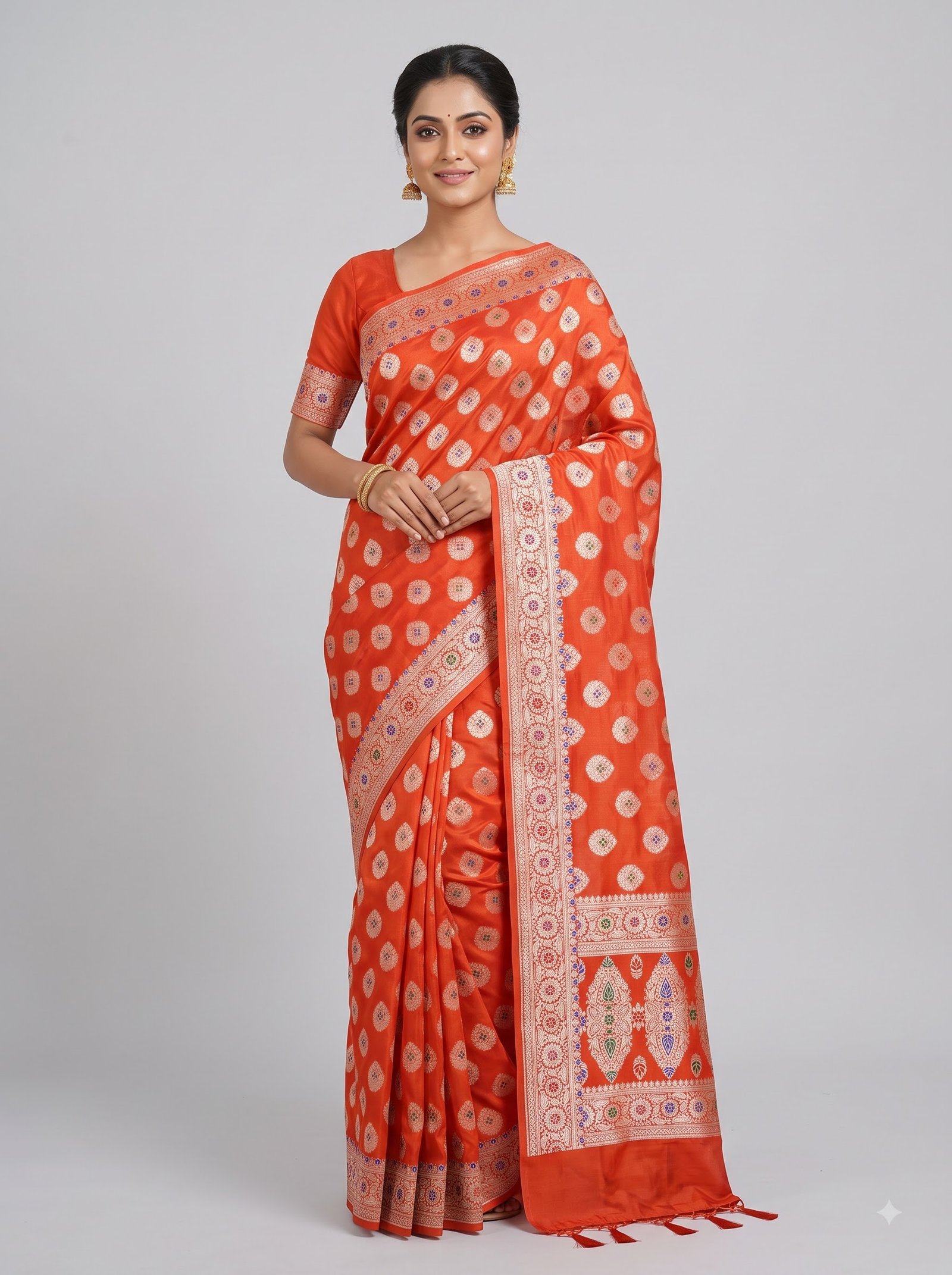 Banarasi Handloom Viscose Soft Silk Sarees
