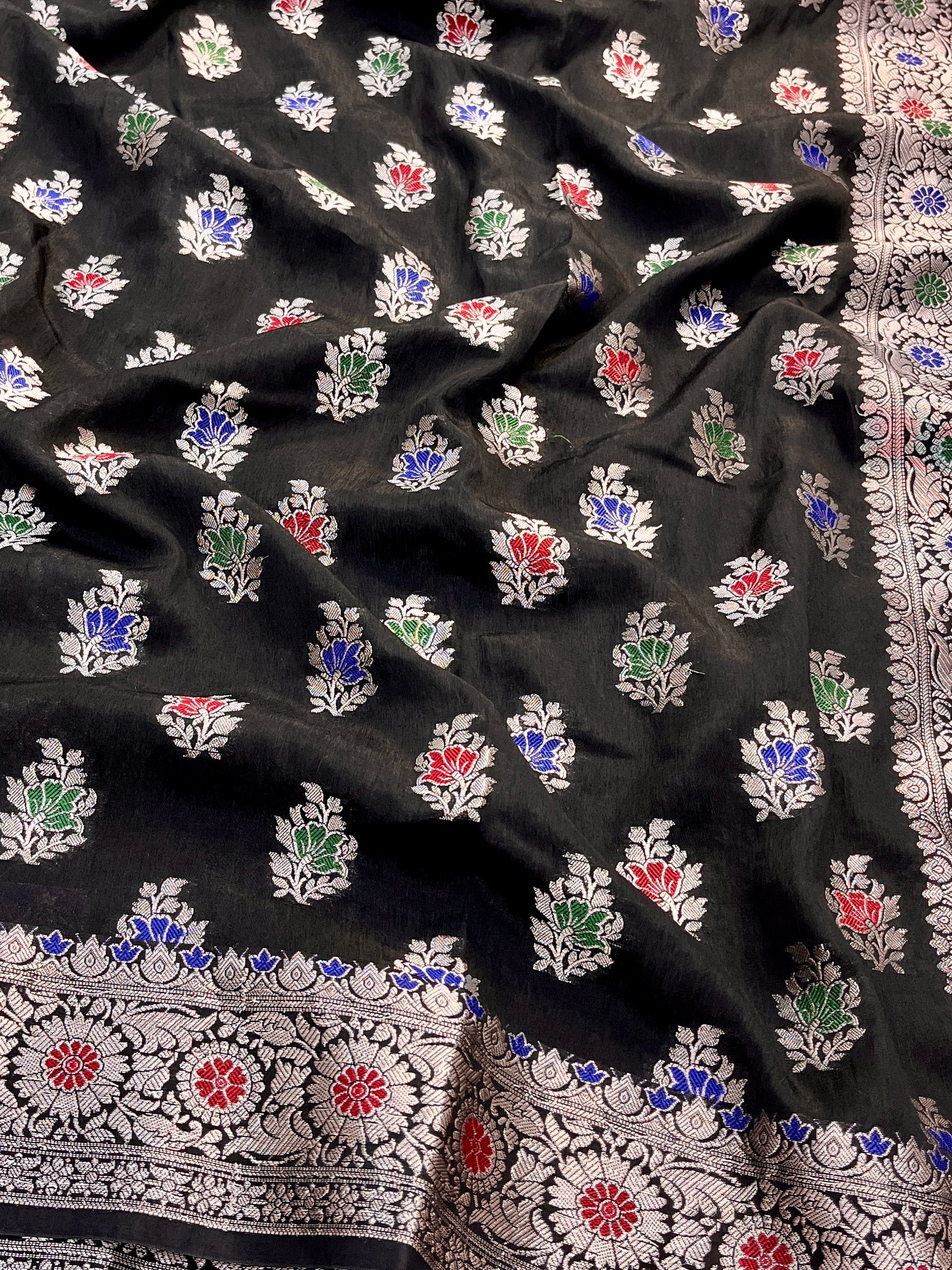 IMG_1117 Banarasi Handloom Viscose Soft Silk Saree
