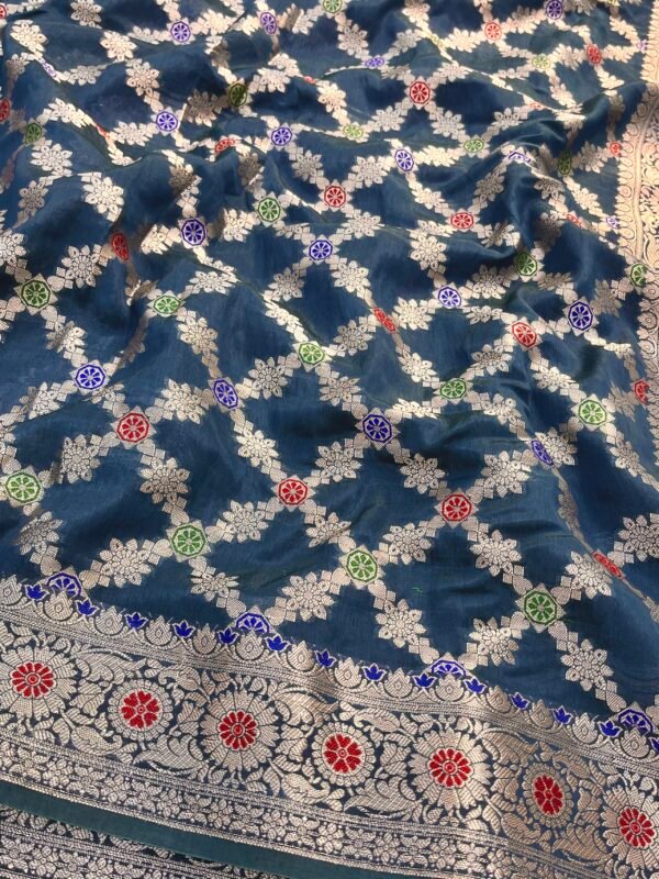 Viscose Soft Silk Jaal Saree